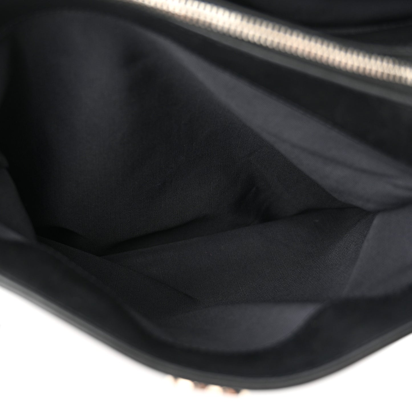 Lambskin Quilted Shopping Tote Black