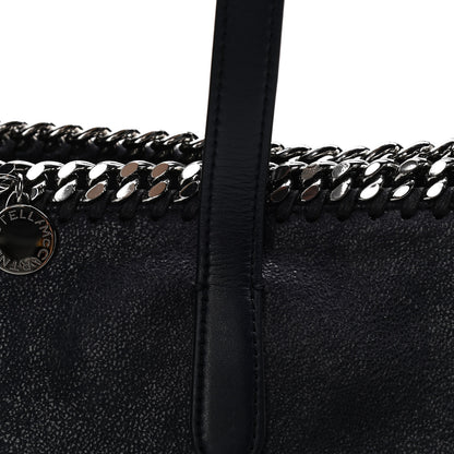 Stella McCartney Shaggy Deer Falabella East West Shopper Tote Navy 10 of 11