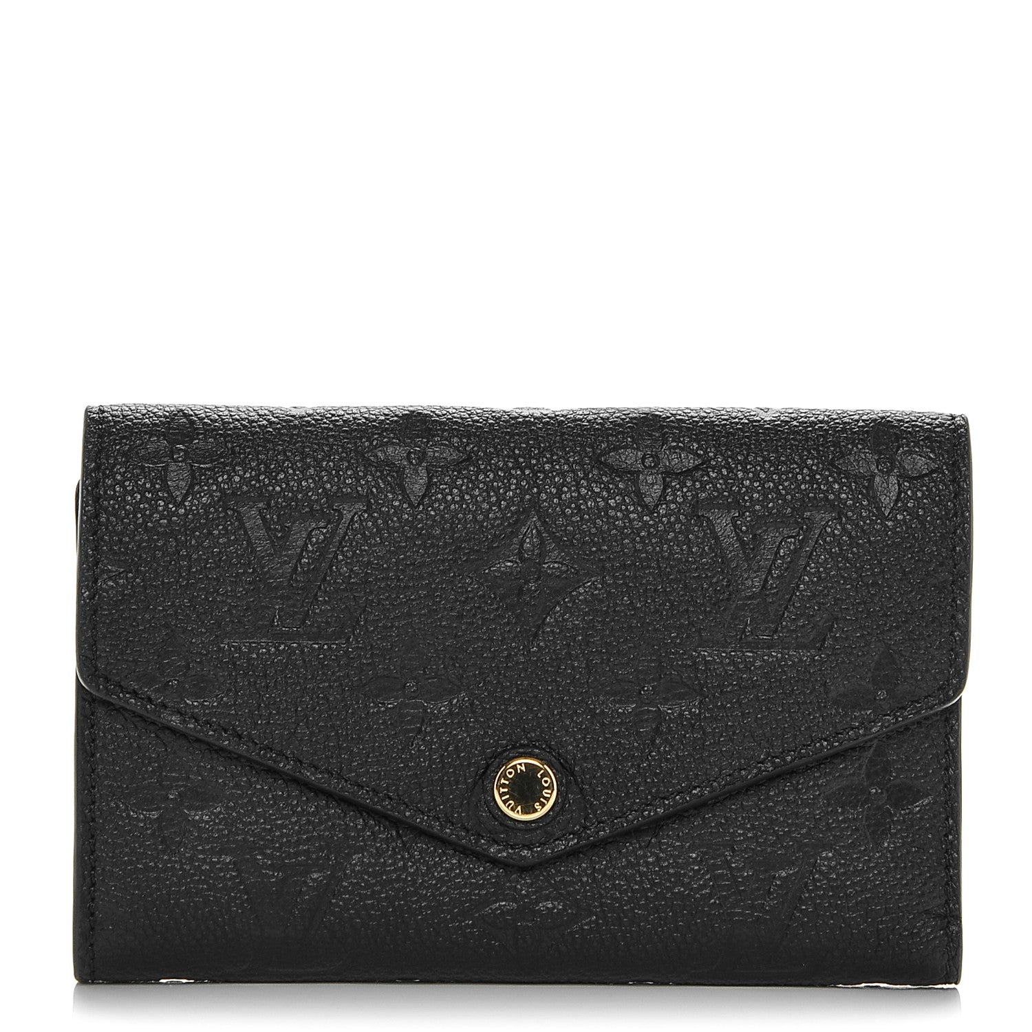 Louis Vuitton Empreinte Compact Curieuse Wallet Black 1 of 6
