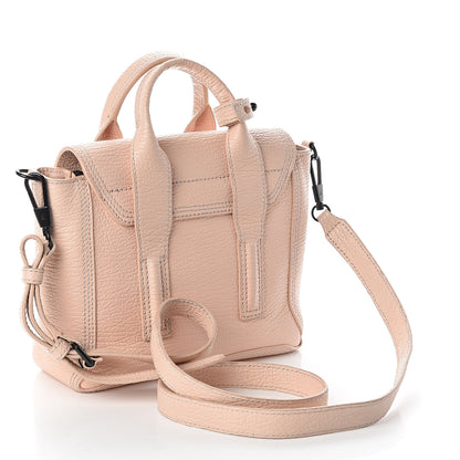 3.1 Phillip Lim 3.1 Textured Calfskin Mini Pashli Satchel Blush 2 of 8