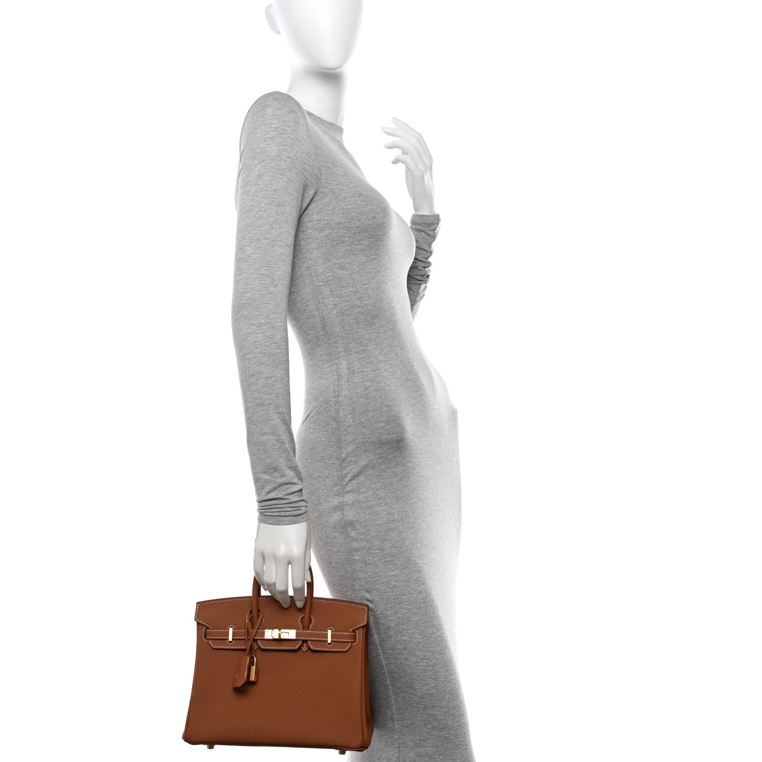 Hermes Togo Birkin 25 Gold 2 of 11