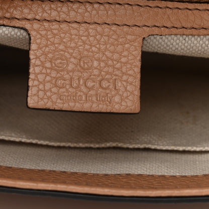 Gucci Pebbled Calfskin Medium Soho Flap Crossbody Camelia 6 of 10