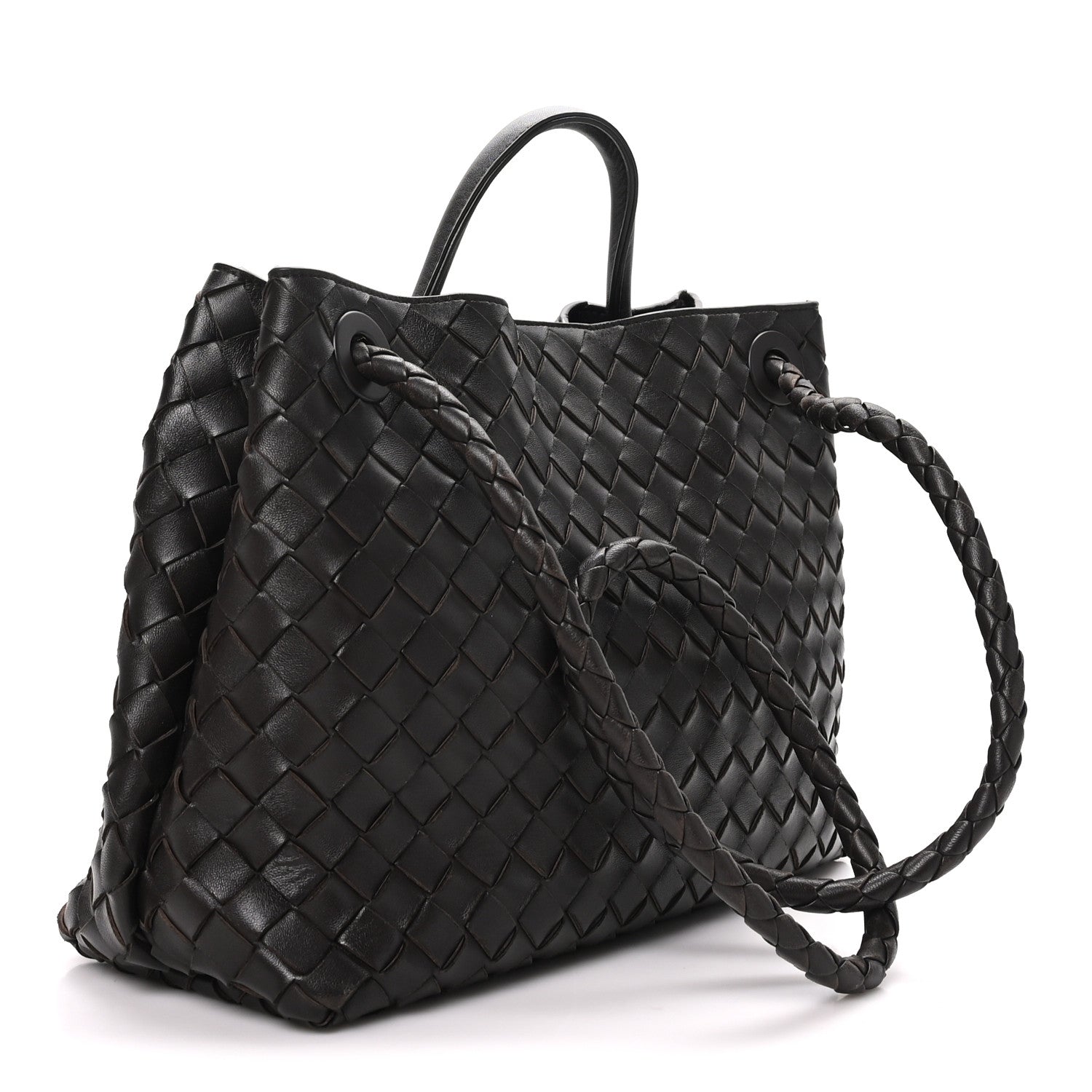Bottega Veneta Nappa Intrecciato Medium Andiamo Shoulder Bag Fondant 3 of 9
