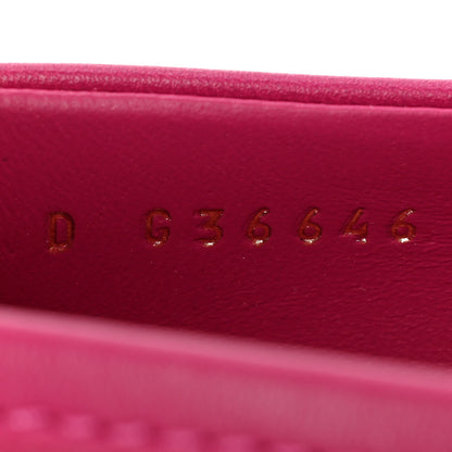Chanel Lambskin Quilted CC Turnlock Loafers 41 Fuchsia 8 of 8