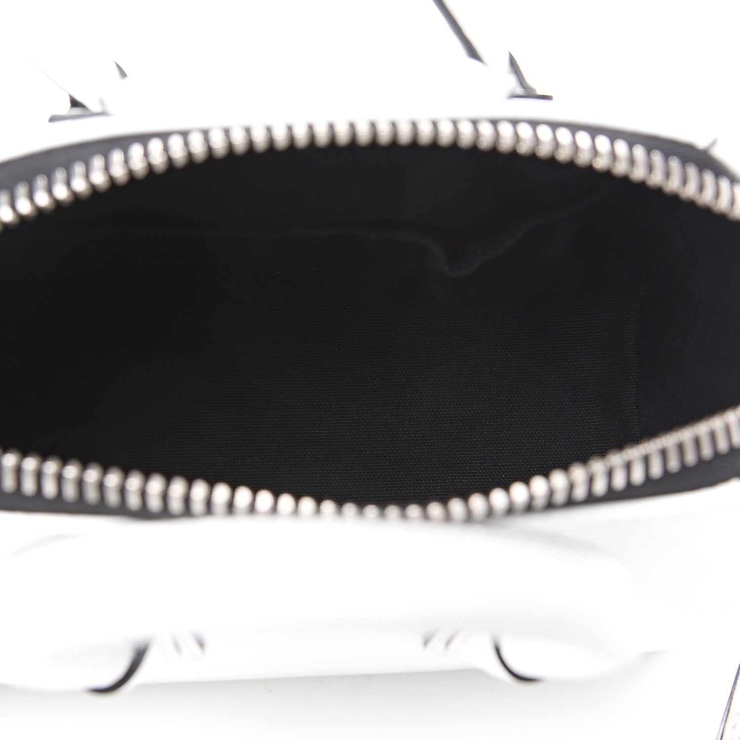 Givenchy Crinkled Patent Calfskin Mini Antigona White 4 of 10