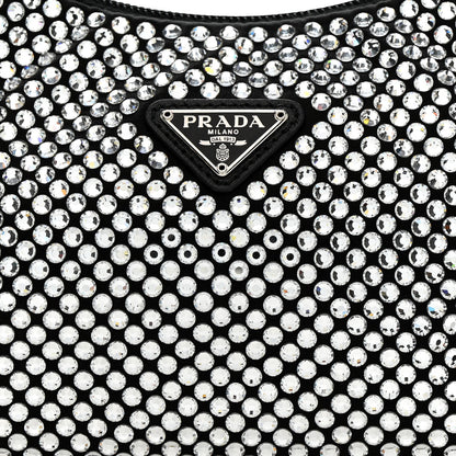 Prada Satin Crystal Mini Re-Edition 2000 Bag Cristal 7 of 10