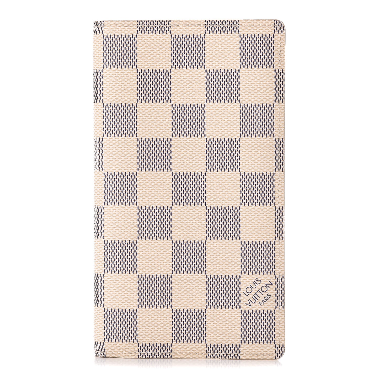 Damier Azur Checkbook Cover Wallet
