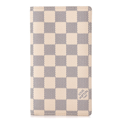 Louis Vuitton Damier Azur Checkbook Cover Wallet 1 of 8