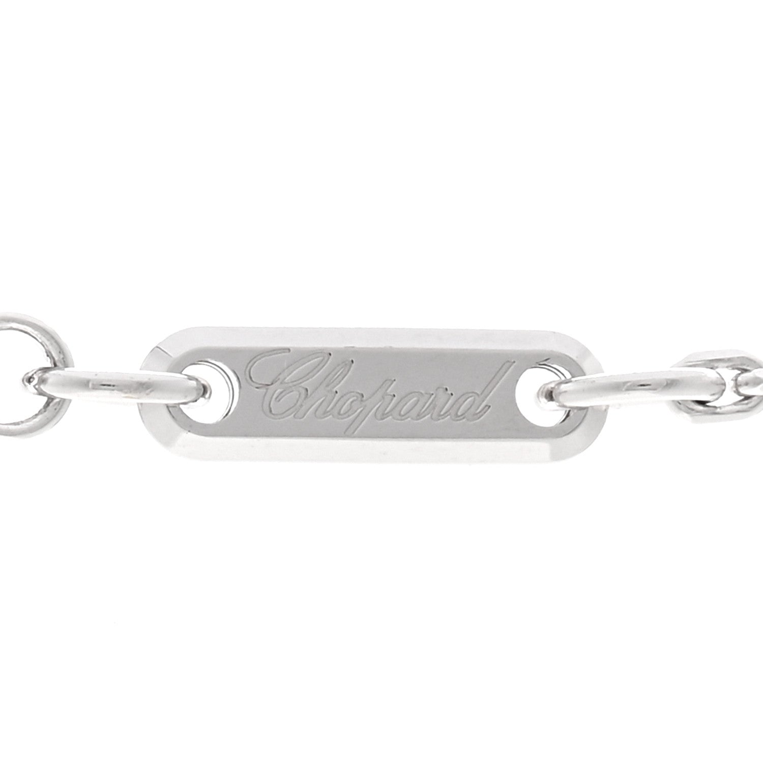 Chopard 18K White Gold 2mm Chain Necklace 4 of 4