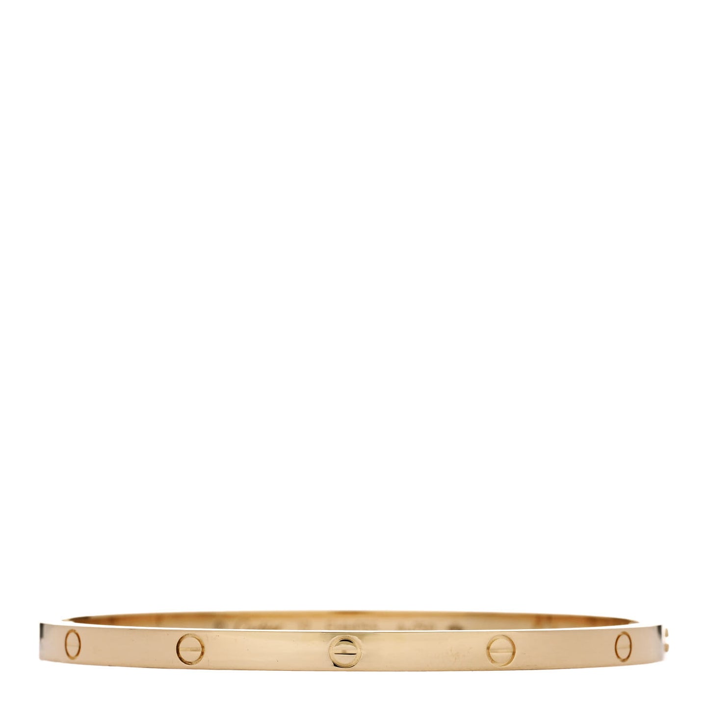 18K Yellow Gold Small LOVE Bracelet 17