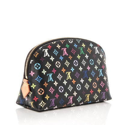 Louis Vuitton Monogram Multicolor Cosmetic Pouch Black Grenade 3 of 6