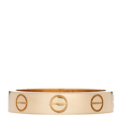 Cartier 18K Yellow Gold 3.5mm LOVE Wedding Band Ring 49 4.75 3 of 5