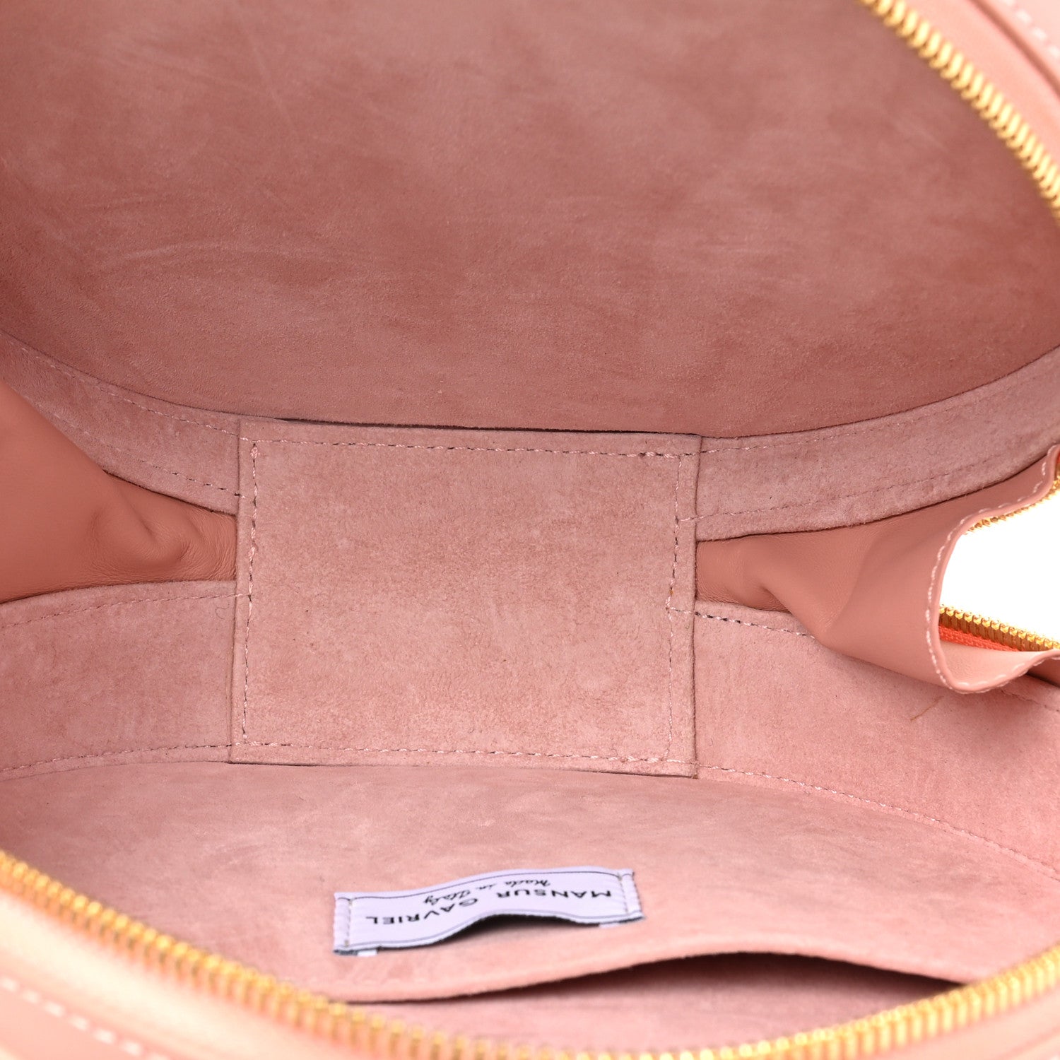 Mansur Gavriel Calfskin Circle Crossbody Bag Light Pink 5 of 12