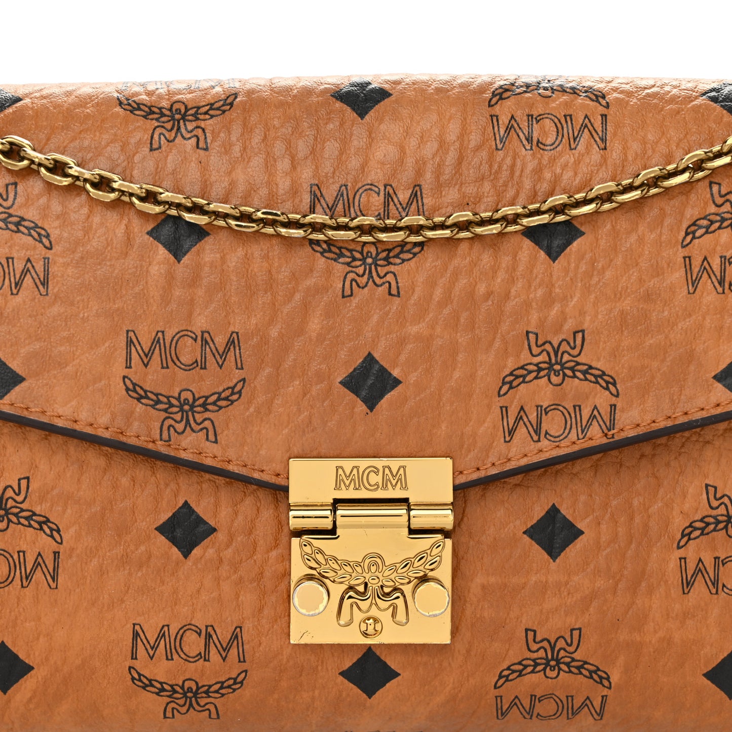 Visetos Millie Wallet On Chain Cognac