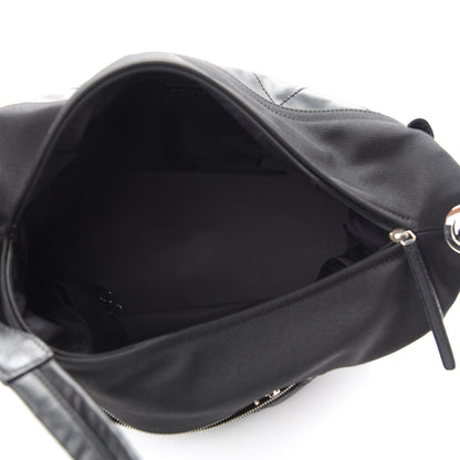 Chanel Coated Canvas Paris Biarritz Hobo Black 8 of 10