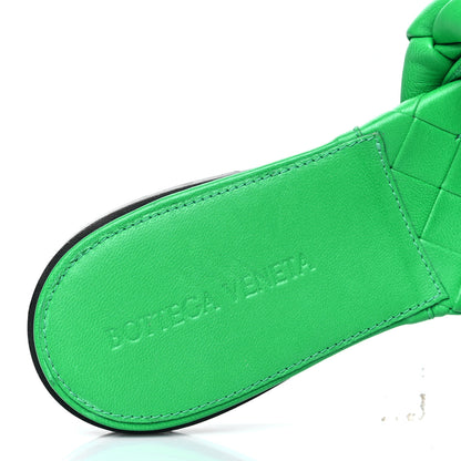 Bottega Veneta Nappa Maxi Intrecciato Lido Flat Sandals 38 Grass 7 of 8