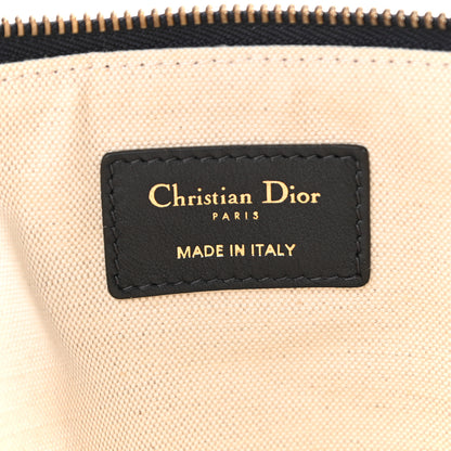 Christian Dior Oblique Pouch Clutch Blue 7 of 10