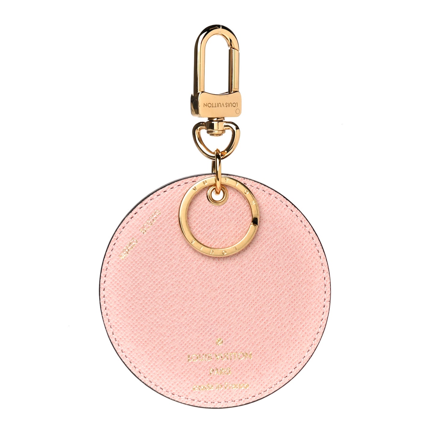 Monogram 2020 Christmas Animation Big Wheel Bag Charm Key Ring Rose Ballerine