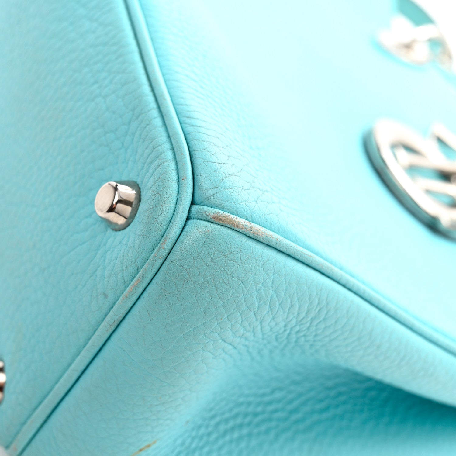 Christian Dior Bullcalf Medium Diorissimo Tote Light Blue 14 of 21