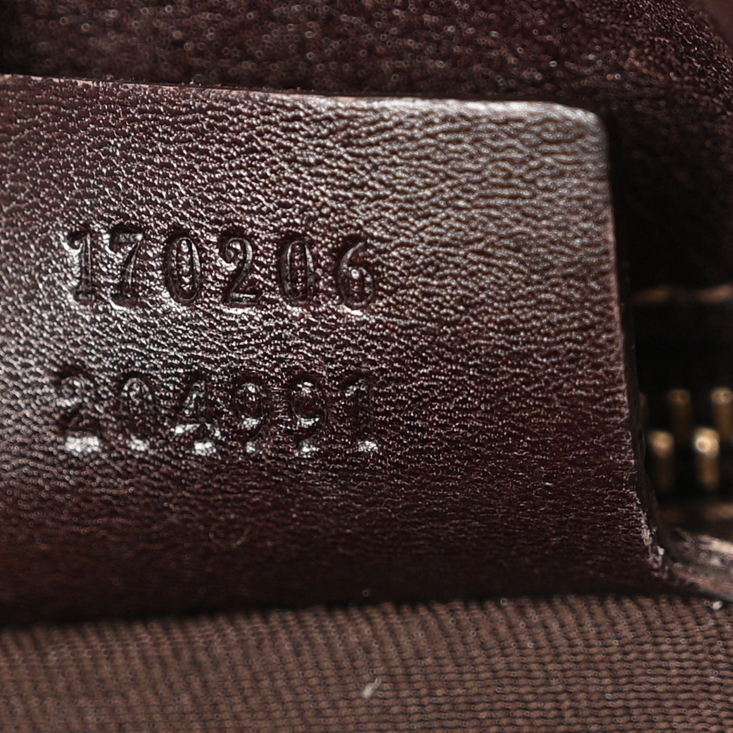 Monogram Peggy Braided Tote Dark Brown