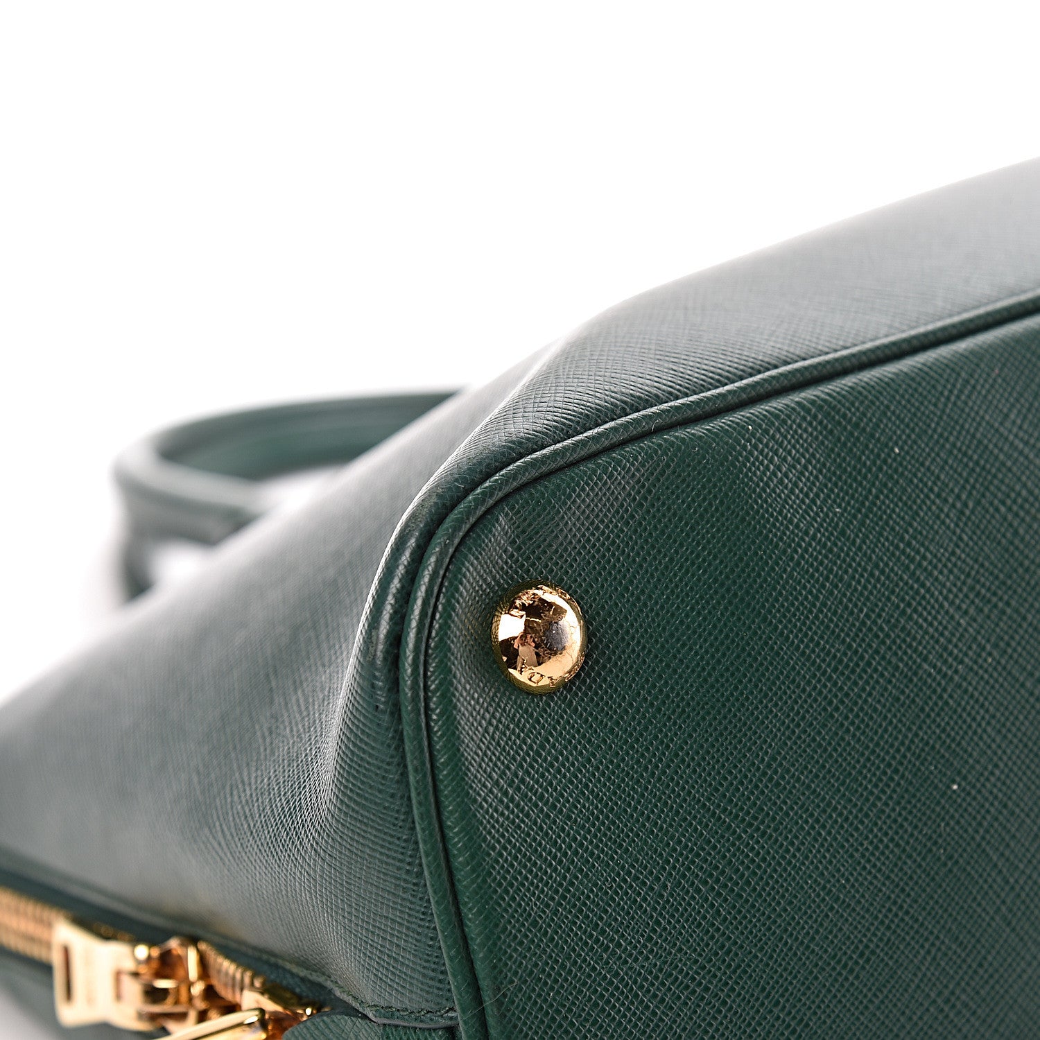 Prada Saffiano Lux Large Promenade Tote Biliardo 9 of 19