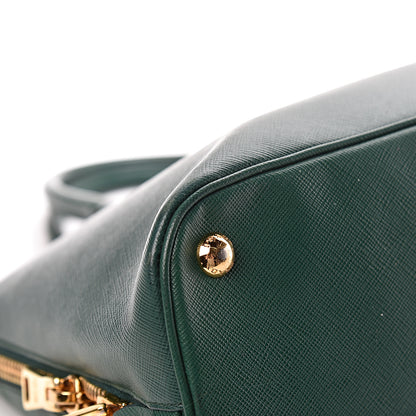 Prada Saffiano Lux Large Promenade Tote Biliardo 9 of 19