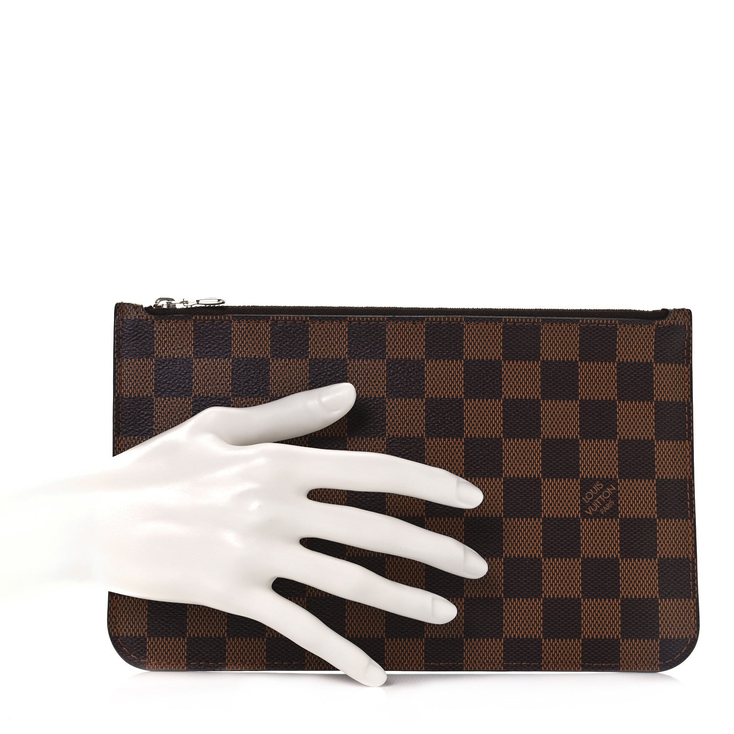 Louis Vuitton Damier Ebene Neverfull MM GM Pochette 2 of 7