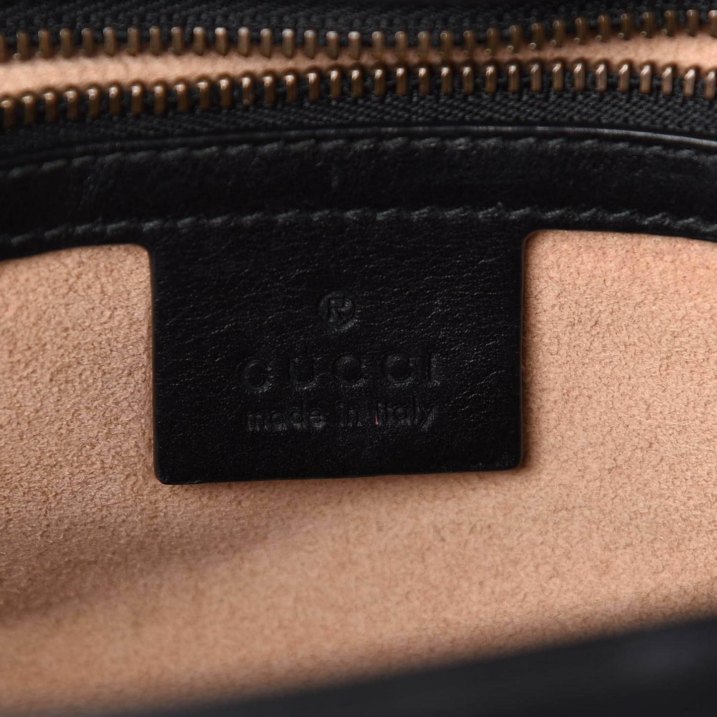 Calfskin Matelasse Small GG Marmont Shoulder Bag Black