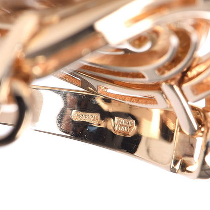 Bulgari 18K Yellow Gold Astrale Cerchi Ring 51 5.75 5 of 7