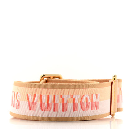 Louis Vuitton Jacquard Speedy Bandouliere 20 Shoulder Strap Pink Orange 2 of 3
