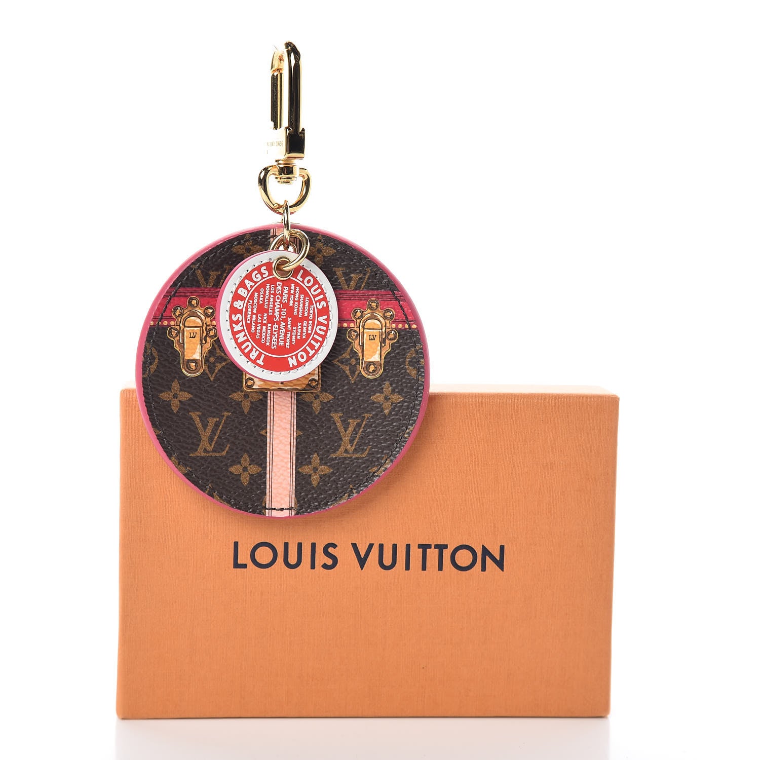 Louis Vuitton Monogram Summer Trunks Bag Charm Key Holder 4 of 4