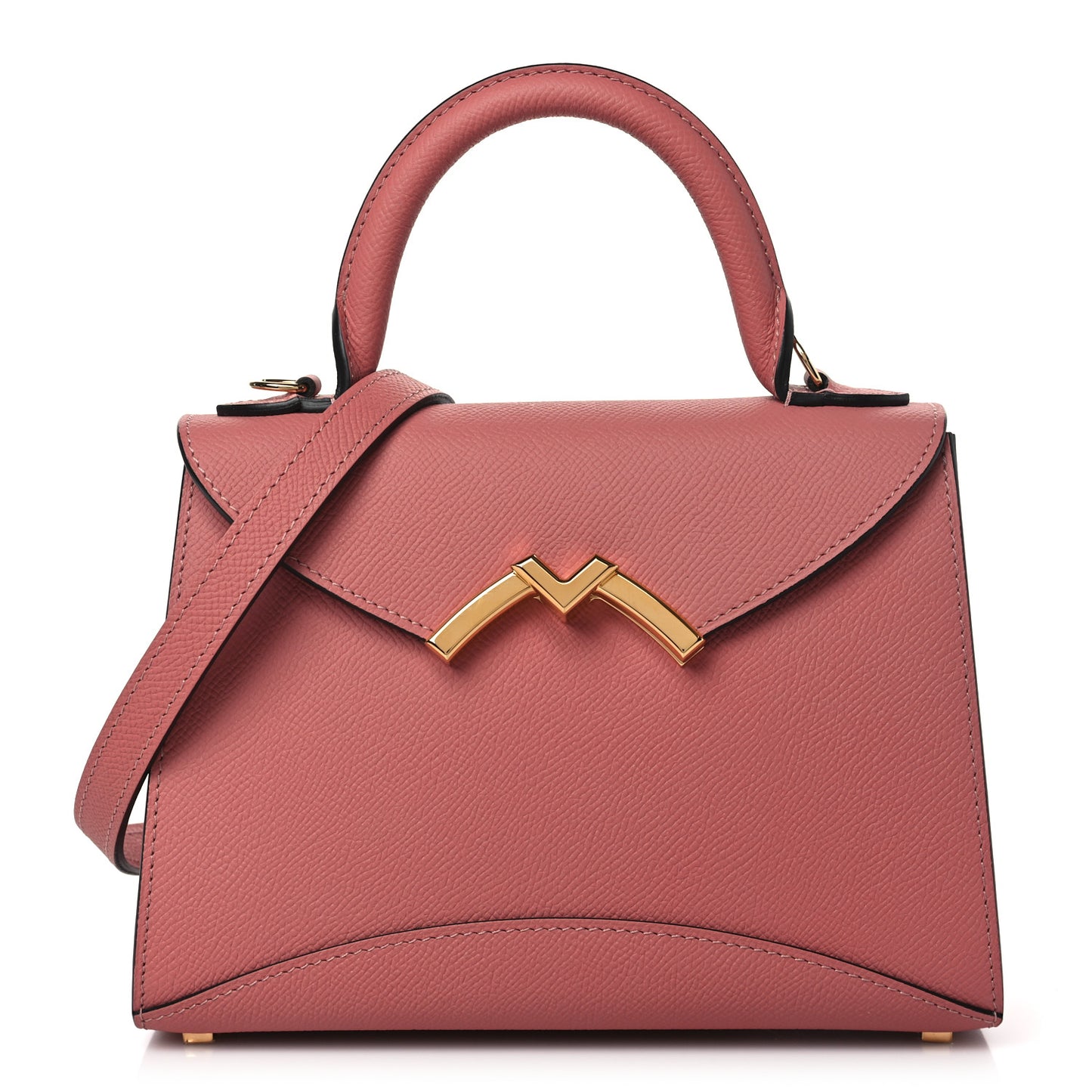 Carat Calfskin Gabrielle BB Wood Rose