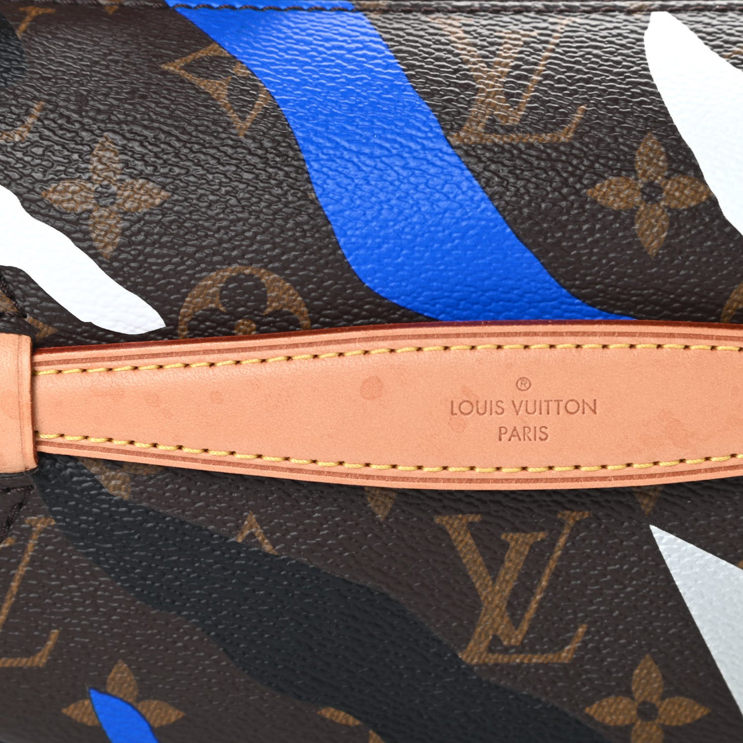 X LOL Monogram Bumbag Blue Silver