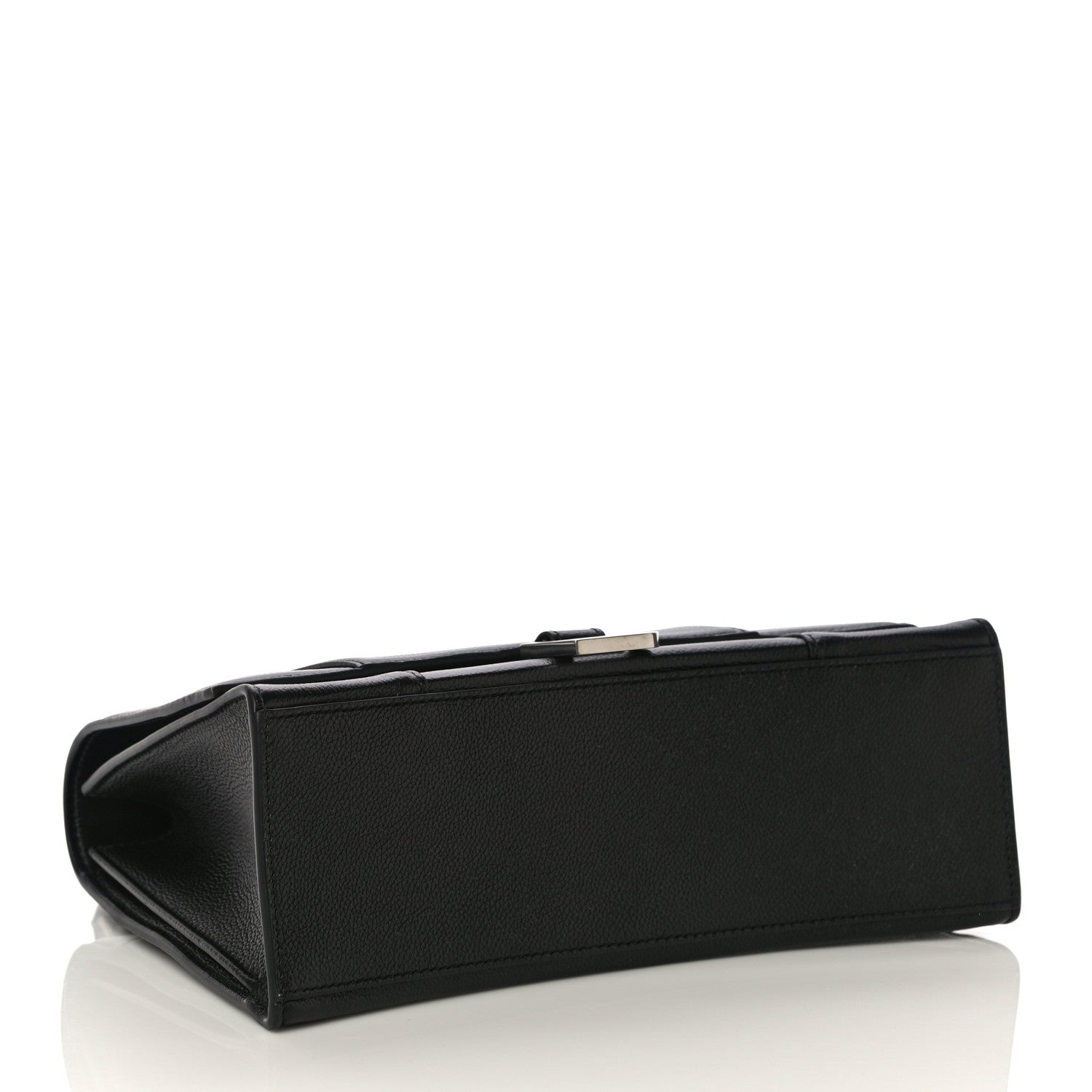 Balenciaga Grained Calfskin Medium Hourglass Top Handle Bag Black 3 of 11