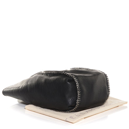 Stella McCartney Faux Leather Shearling Large Chain Link Falabella Black 4 of 9