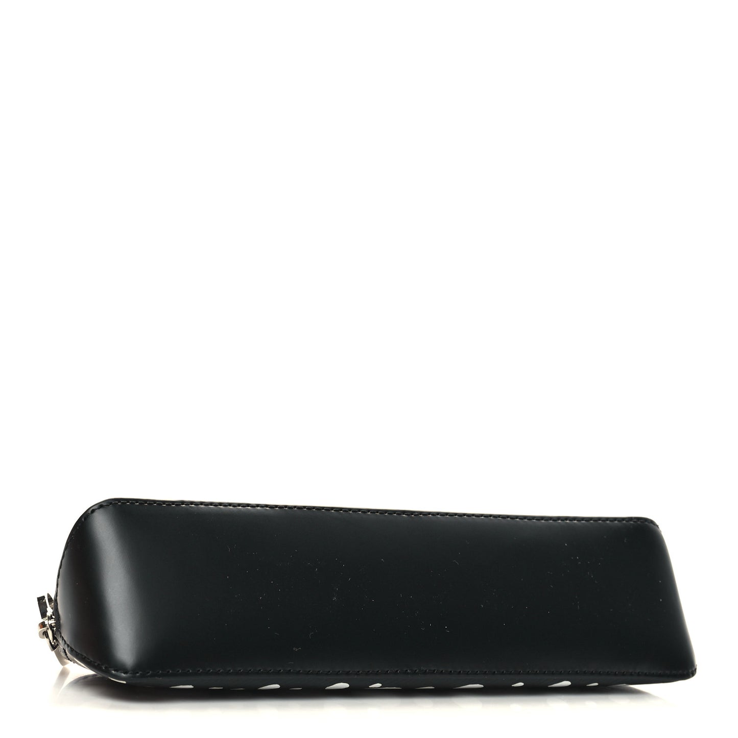 X YK Epi Infinity Dots Elizabeth Pencil Pouch Black White