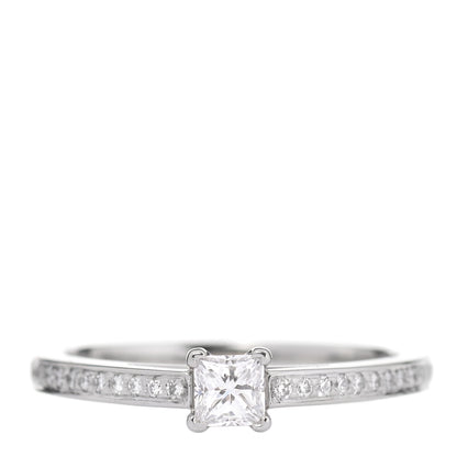 Tiffany Platinum Diamond .25ctw Grace Engagement Ring 47 4 1 of 5