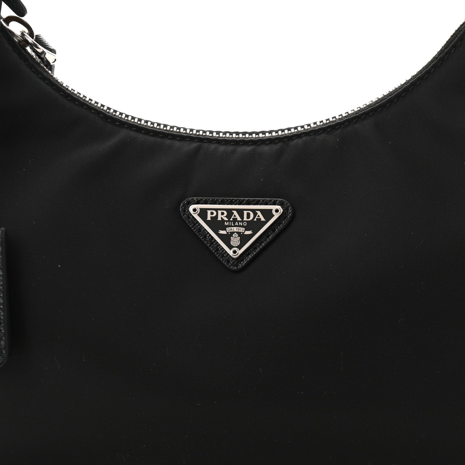 Prada Tessuto Nylon Saffiano Mini Re-Edition 2005 Bag Black 7 of 9