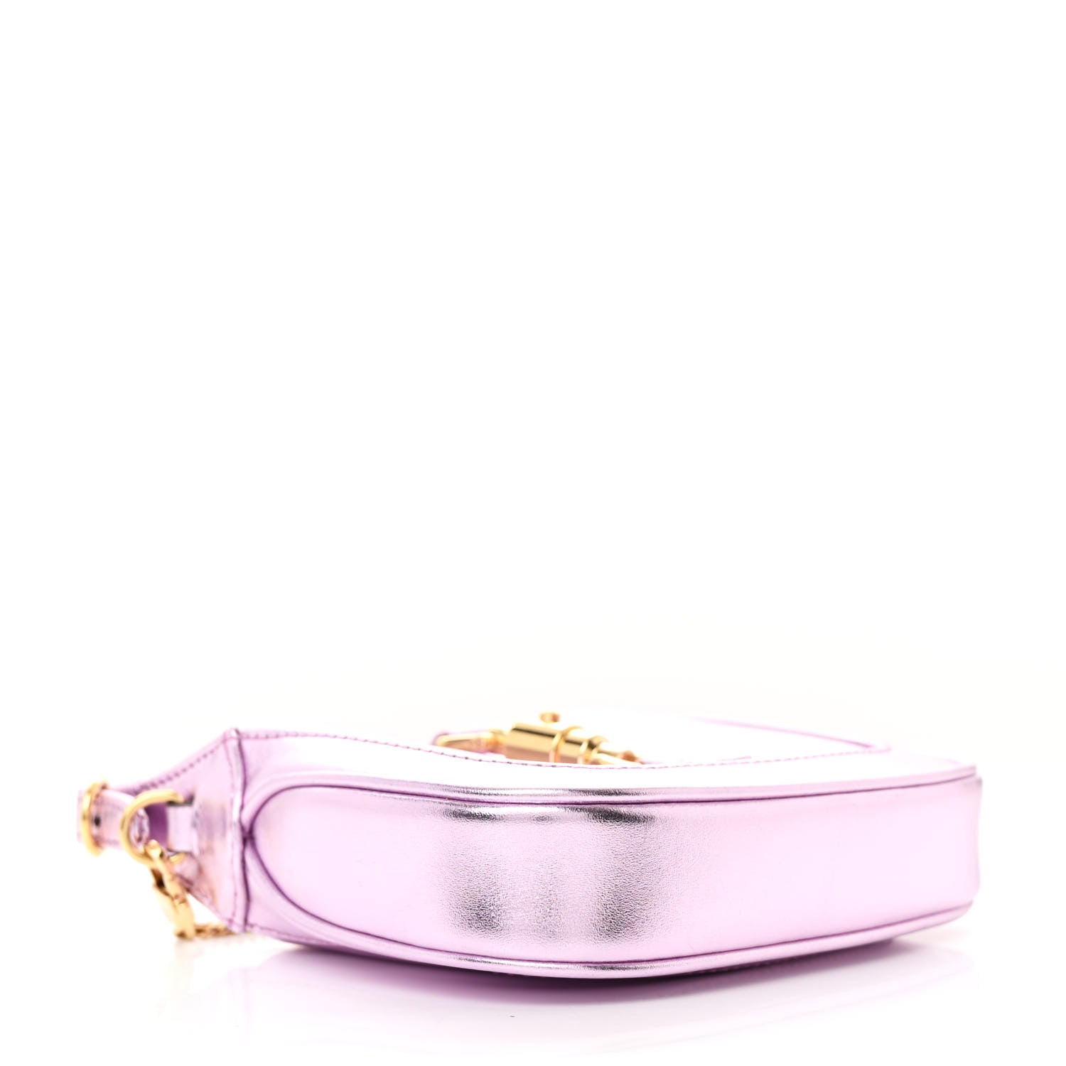Gucci Laminated Nappa Nano Jackie 1961 Hobo Metallic Pink 4 of 11