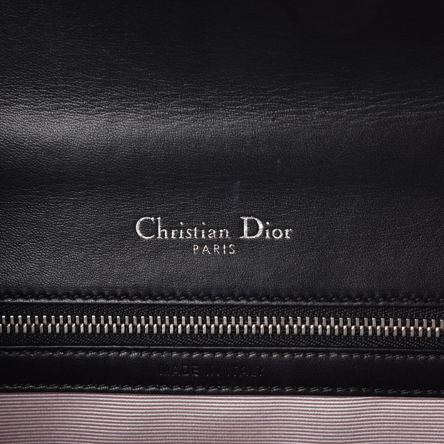 Calfskin Small Diorama Flap Bag Black