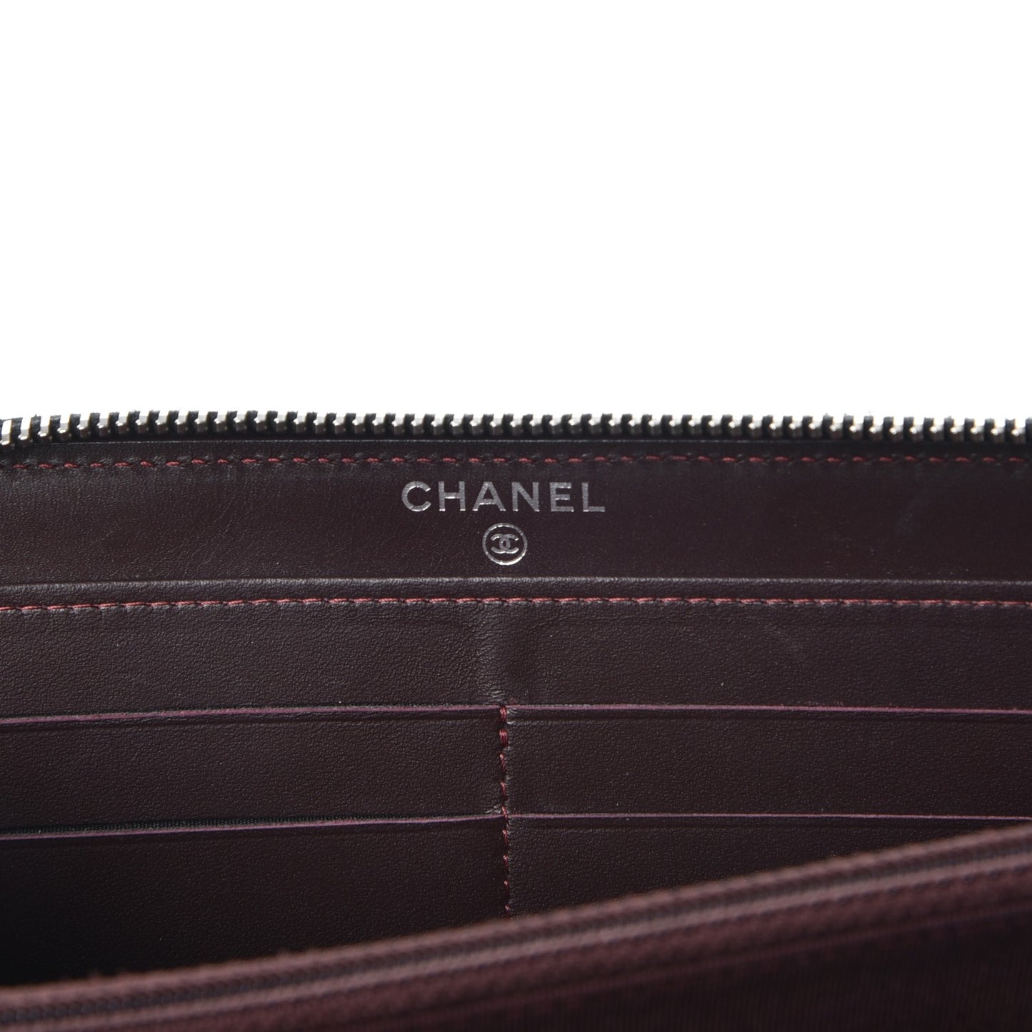 Caviar Quilted Large Gusset Zip Around Wallet Black
