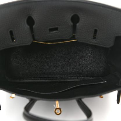 Hermes Togo Birkin 25 Black 4 of 11