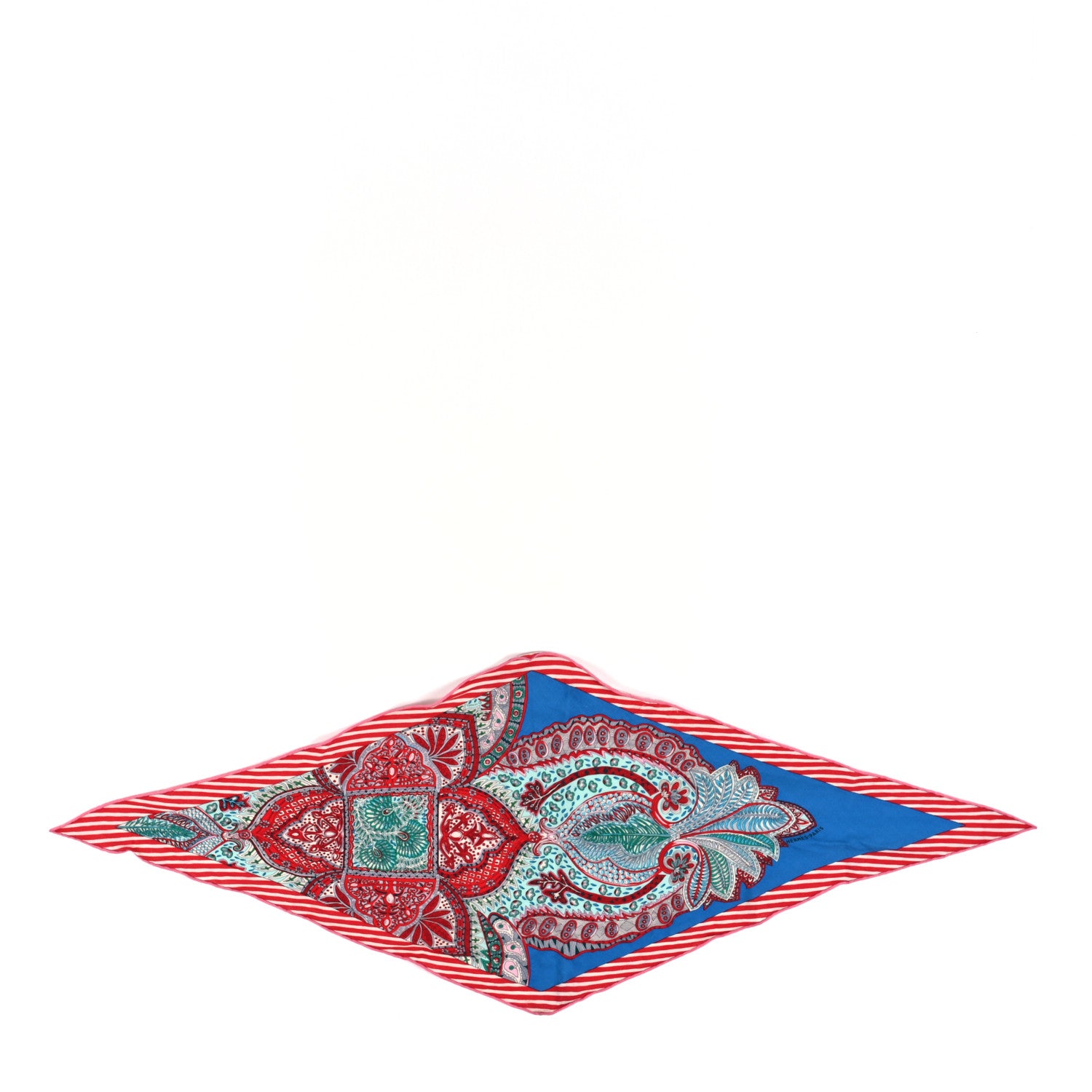 Hermes Cashmere Silk Jardin De La Maharani Losange Scarf 1 of 3