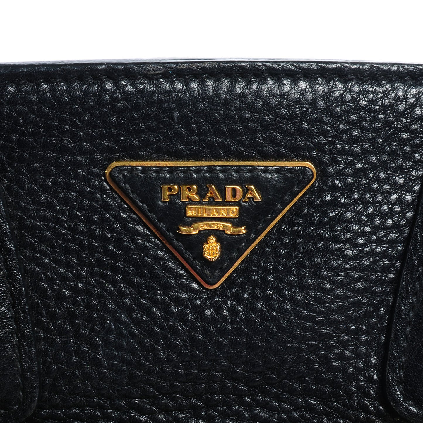 Vitello Daino Shopping Tote Nero Black