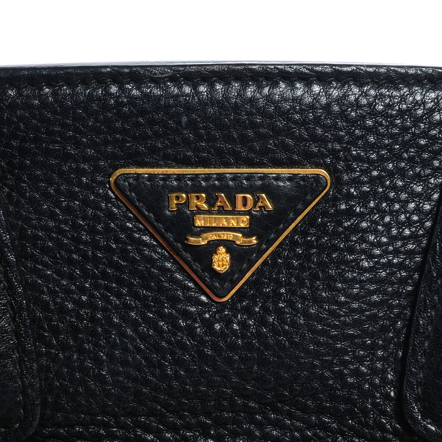 Prada Vitello Daino Shopping Tote Nero Black 7 of 11