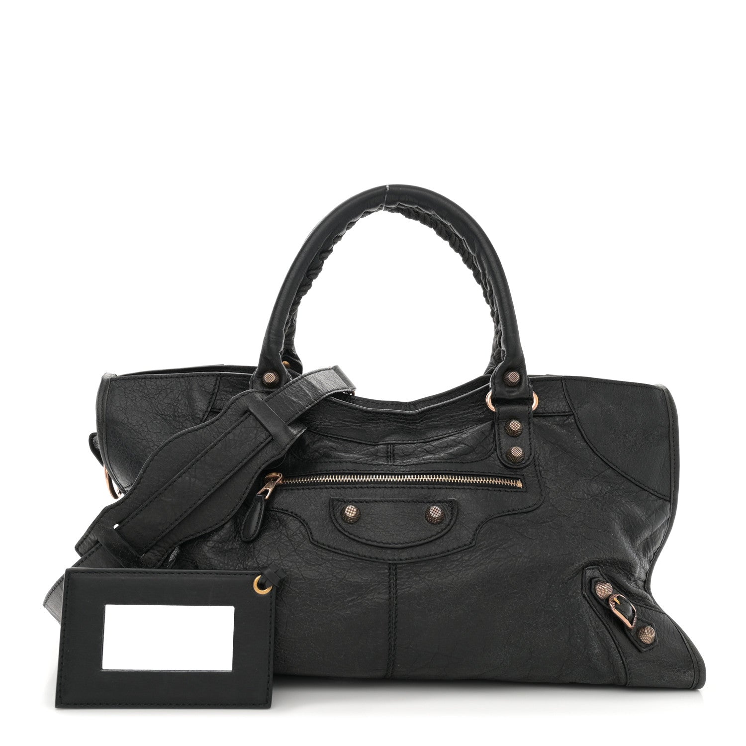 Balenciaga Agneau Giant 12 Rose Gold Hardware Part Time Black 1 of 14