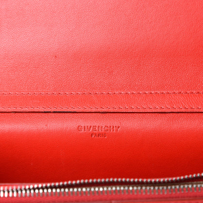Givenchy Sugar Goatskin Pandora Chain Wallet Red 8 of 11