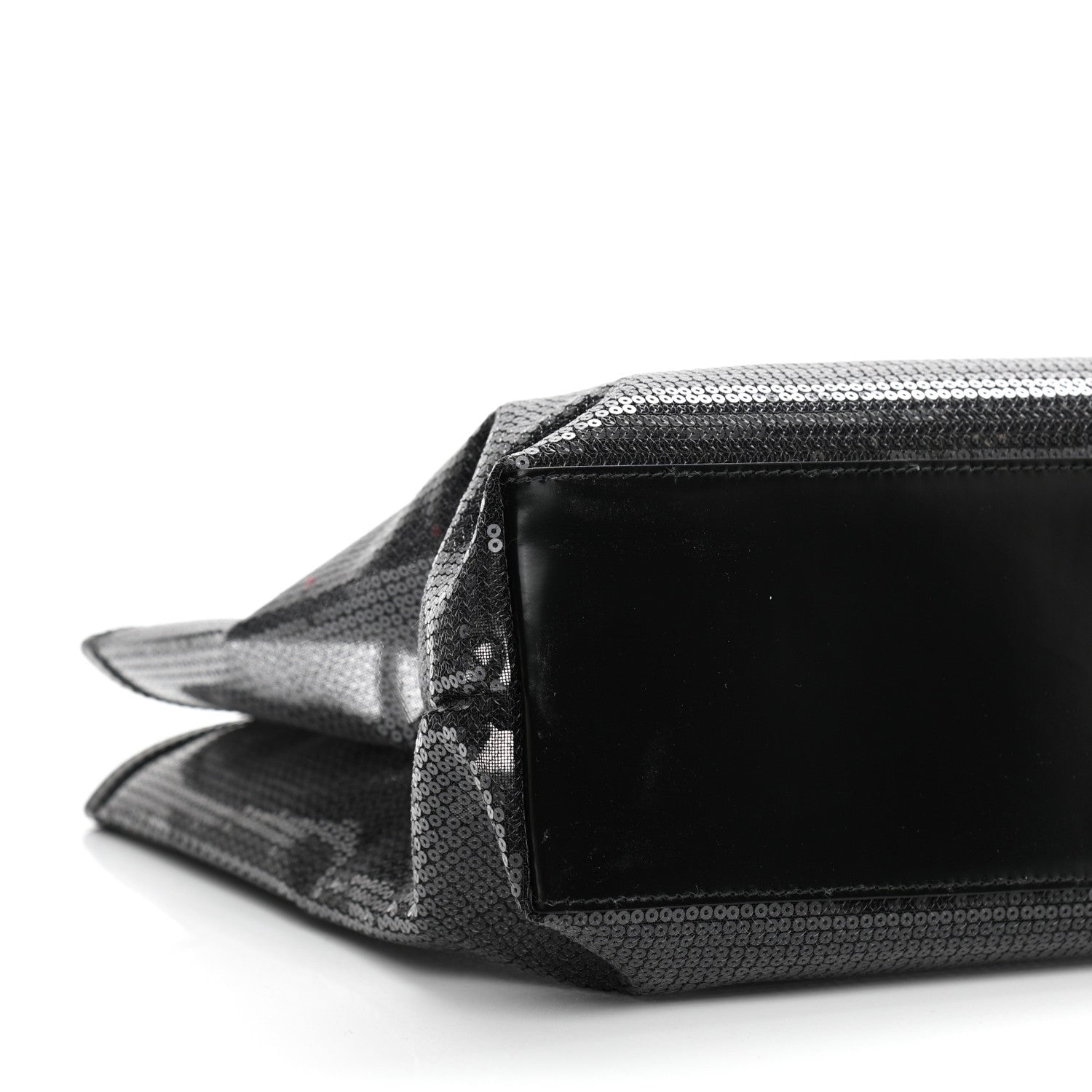 Prada Sequin Mesh Tote Bag Black 10 of 11