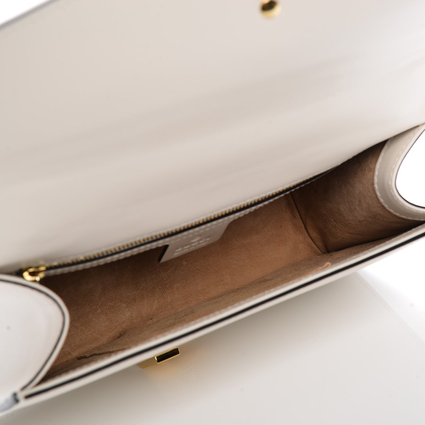 Calfskin Small Sylvie Shoulder Bag White