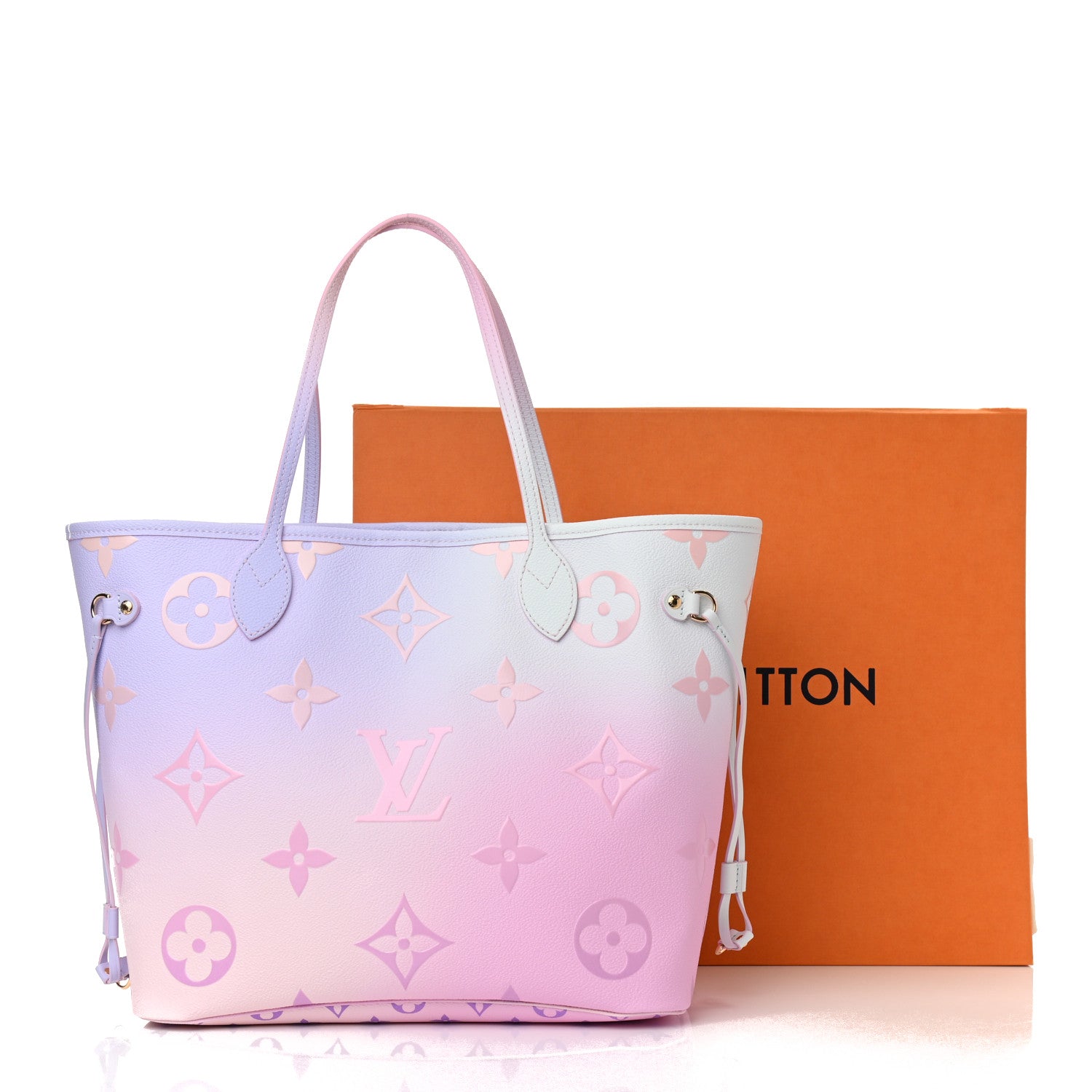 Louis Vuitton Monogram Giant Spring In The City Neverfull MM Sunrise Pastel 8 of 8